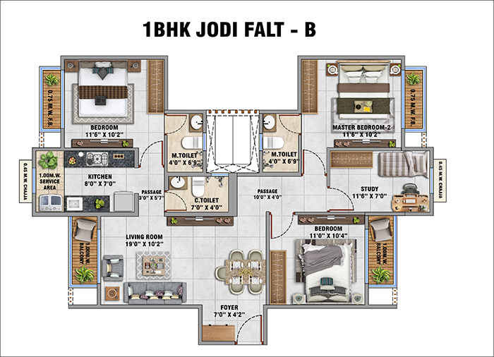 Vikas Ritz - Master Layout